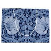 Pimpernel Blue Monotone, William Morris Large Gift Große Geschenktüte (Rückseite)