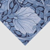 Pimpernel Blue Monotone, William Morris Seidenpapier (Ausschnitt)
