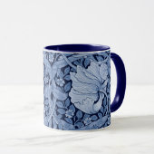Pimpernel Blue Monotone, William Morris Tasse (VorderseiteRechts)