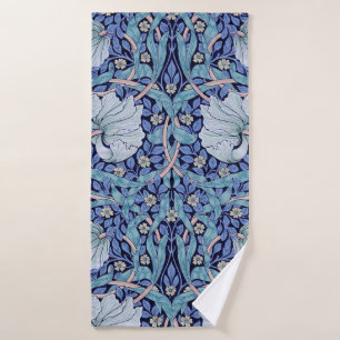 Pimpernel Blue, William Morris Badehandtuch