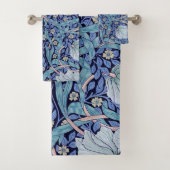 Pimpernel Blue, William Morris Badhandtuch Set (Insitu)
