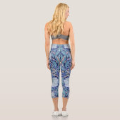 Pimpernel Blue, William Morris Capri Leggings (Rückseite)