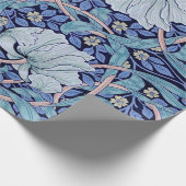 Pimpernel Blue, William Morris Geschenkpapier (Ecke)