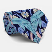 Pimpernel Blue, William Morris Krawatte (Gerollt)