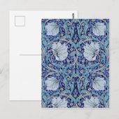 Pimpernel Blue, William Morris Postkarte (Vorne/Hinten)
