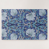 Pimpernel Blue, William Morris Puzzle (Horizontal)