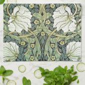 Pimpernel-Blumenmuster William Morris Geschirrtuch (Gefaltet)
