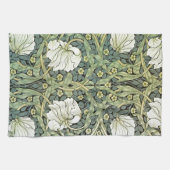 Pimpernel-Blumenmuster William Morris Geschirrtuch (Horizontal)