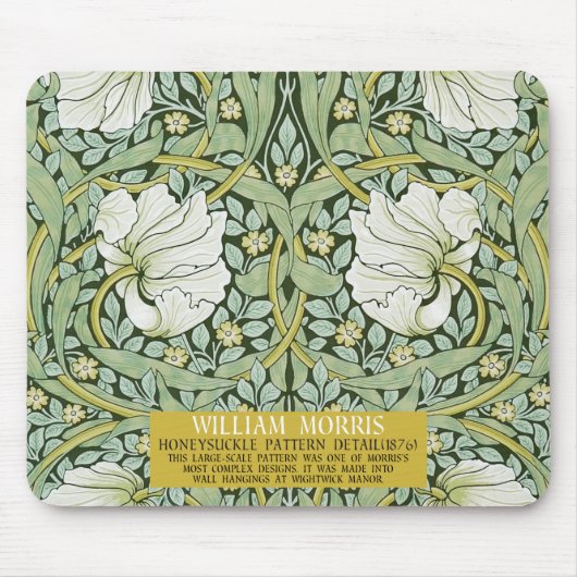 Pimpernel Design von William Morris Mousepad (Vorne)