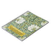Pimpernel Design von William Morris Notizblock (Linke Seite)