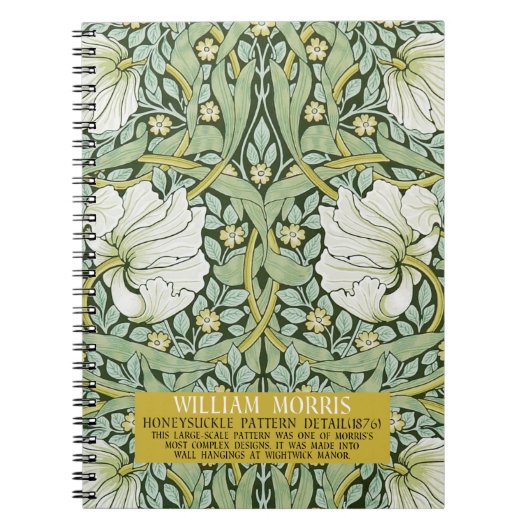 Pimpernel Design von William Morris Notizblock (Vorderseite)