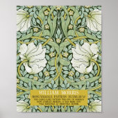 Pimpernel Design von William Morris Poster (Vorne)