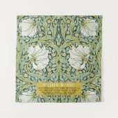 Pimpernel Design von William Morris Wandteppich (Vorderseite)