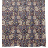 Pimpernel Dusty Blue & Pink William Morris Duschvorhang (Vorderseite)