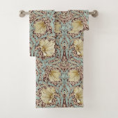 Pimpernel Dusty Rose & Blue William Morris Badhandtuch Set (Insitu)