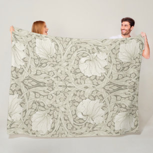 Pimpernel Elfenbein, William Morris Fleecedecke