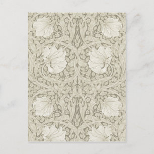 Pimpernel Elfenbein, William Morris Postkarte