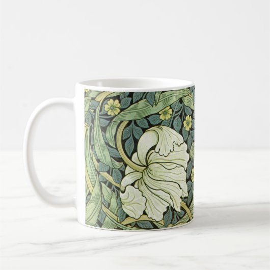 Pimpernel Floral Pattern William Morris Kaffeetasse (Links)