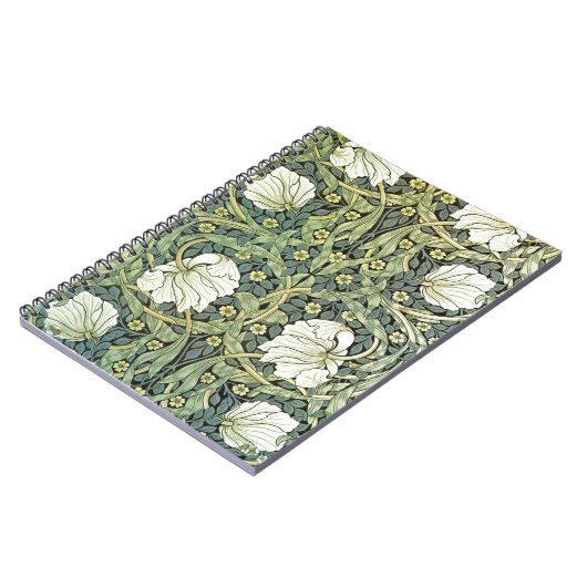 Pimpernel Floral Pattern William Morris Notizblock (Linke Seite)