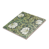 Pimpernel-Gelbe Blumen William Morris Fliese (Seite)