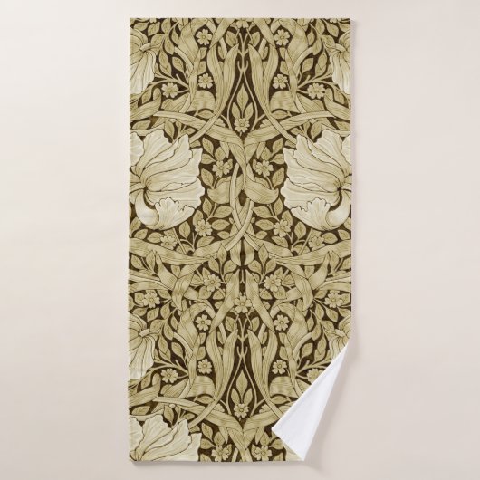 Pimpernel Gold, William Morris Badehandtuch (Badehandtuch)