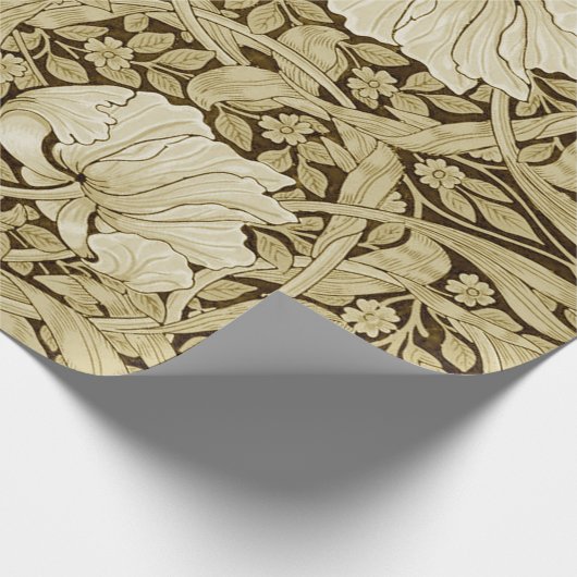 Pimpernel Gold, William Morris Geschenkpapier (Ecke)