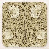 Pimpernel Gold, William Morris Rechteckiger Pappuntersetzer (Vorderseite)