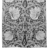Pimpernel Gray Monotone, William Morris Duschvorhang (Vorderseite)