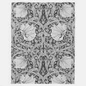 Pimpernel Gray Monotone, William Morris Fleecedecke (Vorderseite)