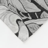 Pimpernel Gray Monotone, William Morris Fleecedecke (Ecke)