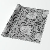 Pimpernel Gray Monotone, William Morris Geschenkpapier (Ungerollt)