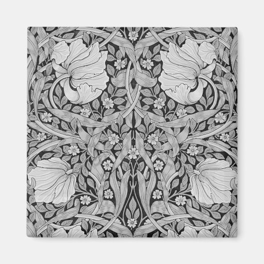 Pimpernel Gray Monotone, William Morris Magnet (Vorne)