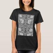 Pimpernel Gray Monotone, William Morris T-Shirt (Vorderseite)