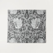 Pimpernel Gray Monotone, William Morris Wandteppich (Vorderseite (Horizontal))