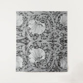 Pimpernel Gray Monotone, William Morris Wandteppich (Vorderseite)