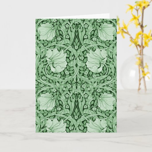 Pimpernel Green, William Morris Karte (Gelbe Blume)
