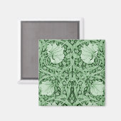 Pimpernel Green, William Morris Magnet (Vorderseite/Rückseite)