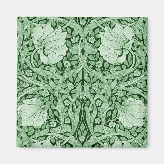 Pimpernel Green, William Morris Magnet (Vorne)