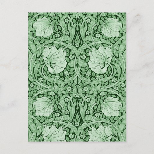 Pimpernel Green, William Morris Postkarte (Vorderseite)
