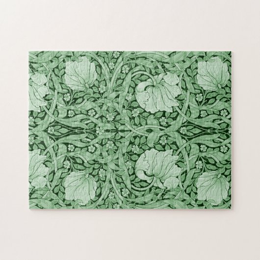 Pimpernel Green, William Morris Puzzle (Horizontal)