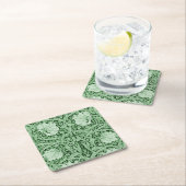 Pimpernel Green, William Morris Rechteckiger Pappuntersetzer (Vor Ort)