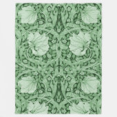 Pimpernel Grün, William Morris Fleecedecke (Vorderseite)