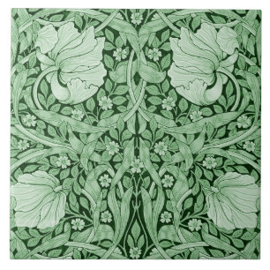 Pimpernel Grün, William Morris Fliese