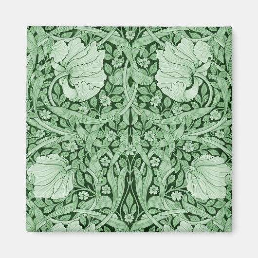 Pimpernel Grün, William Morris Magnet (Vorne)
