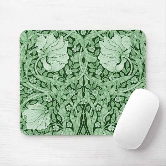Pimpernel Grün, William Morris Mousepad (Mit Mouse)