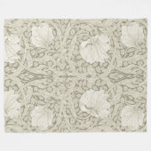 Pimpernel Ivory, William Morris Fleecedecke (Vorderseite (Horizontal))