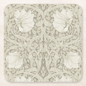 Pimpernel Ivory, William Morris Rechteckiger Pappuntersetzer (Vorderseite)
