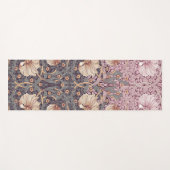 Pimpernel Lavender & Dusty Pink William Morris Yogamatte (Vorderseite (Horizontal))
