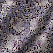 Pimpernel Lavender William Morris Floral Pattern Tischdecke