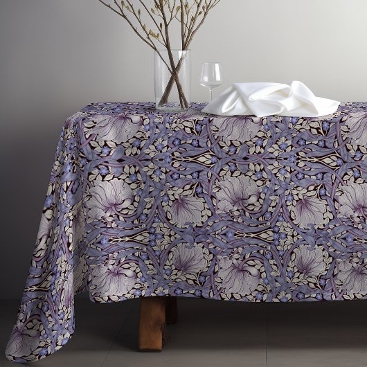 Pimpernel Lavender William Morris Floral Pattern Tischdecke